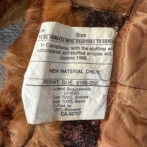 Real Fox fur coat made in paris
